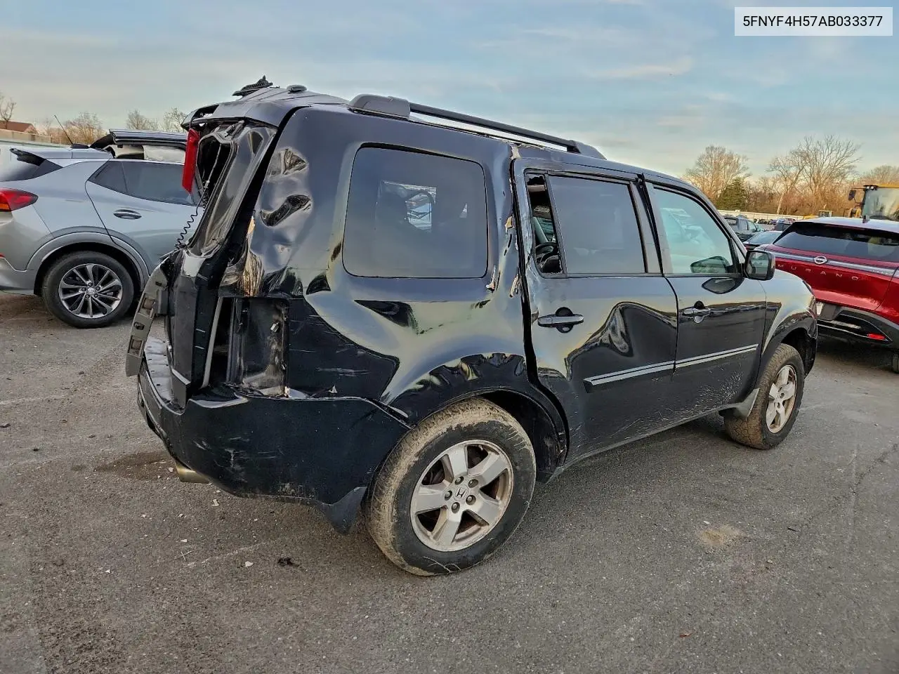 5FNYF4H57AB033377 2010 Honda Pilot Exl