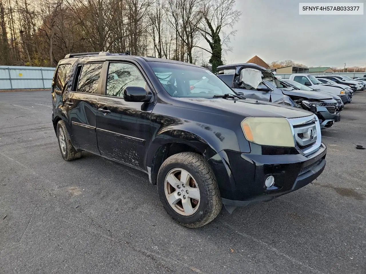5FNYF4H57AB033377 2010 Honda Pilot Exl