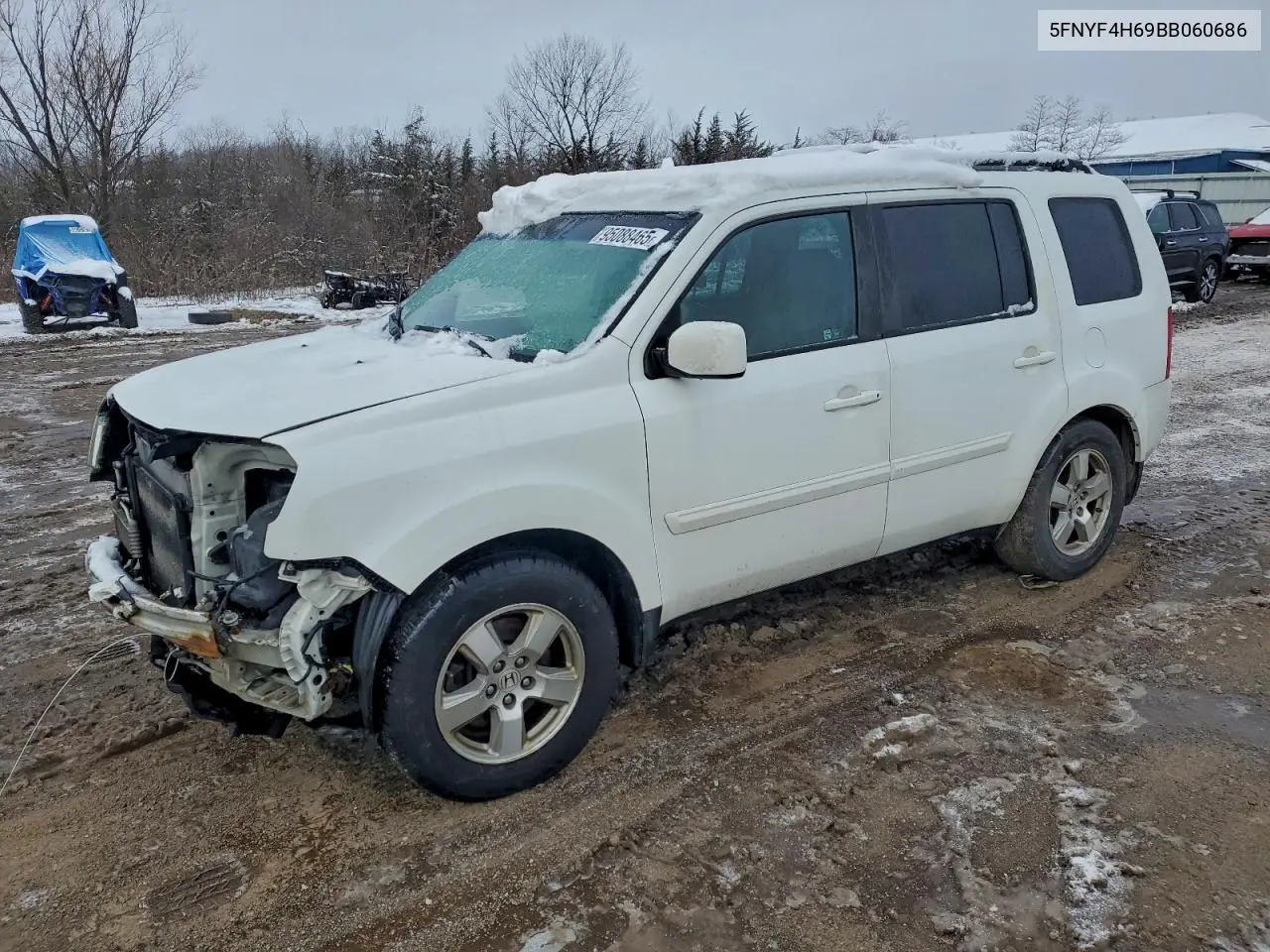 5FNYF4H69BB060686 2011 Honda Pilot Exl
