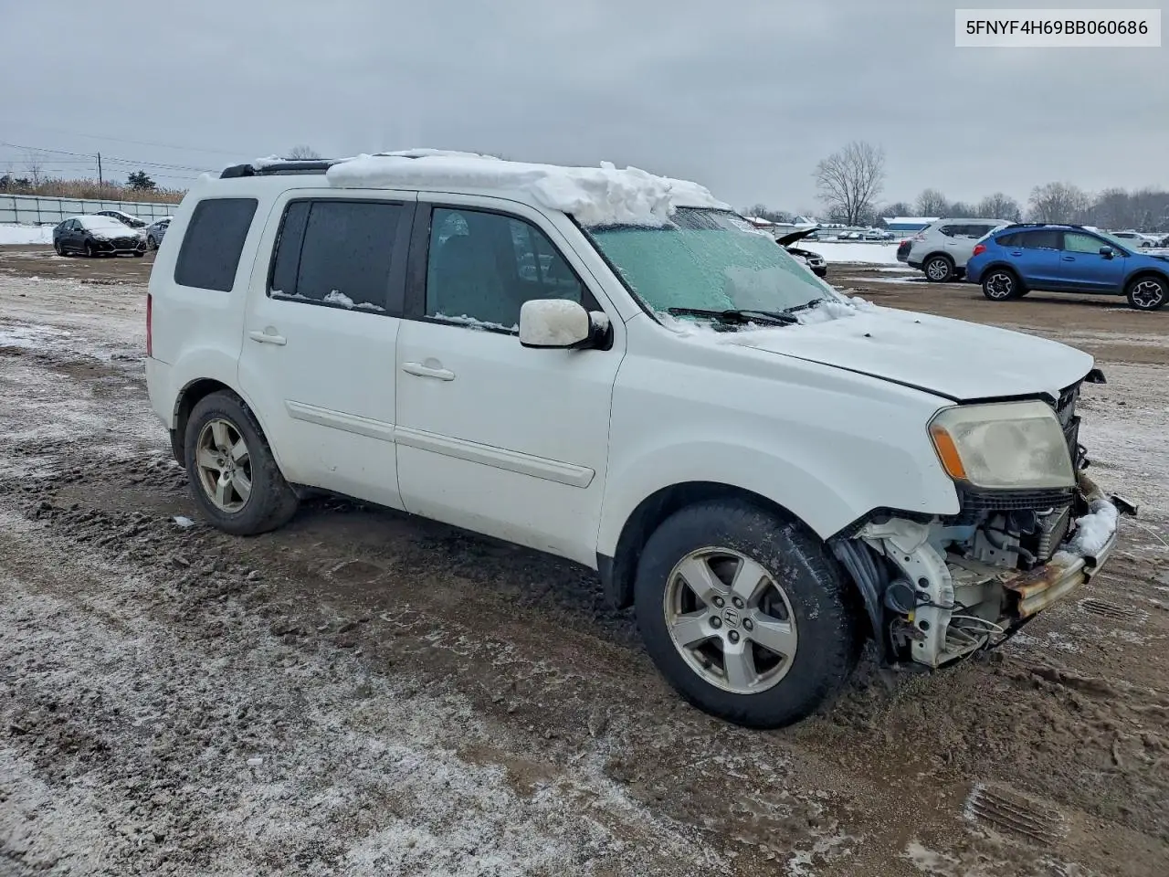 5FNYF4H69BB060686 2011 Honda Pilot Exl