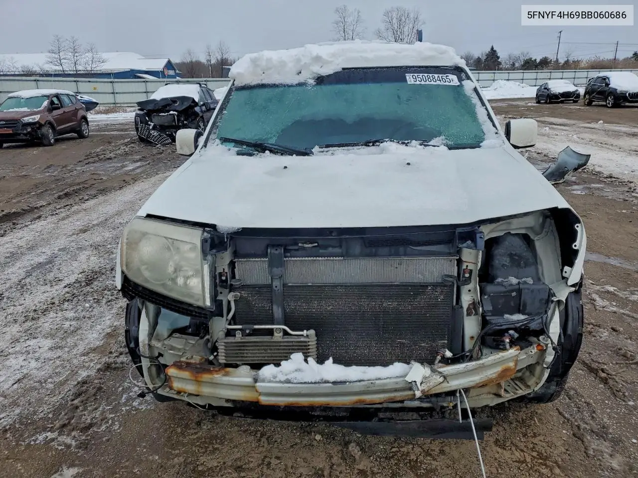 5FNYF4H69BB060686 2011 Honda Pilot Exl