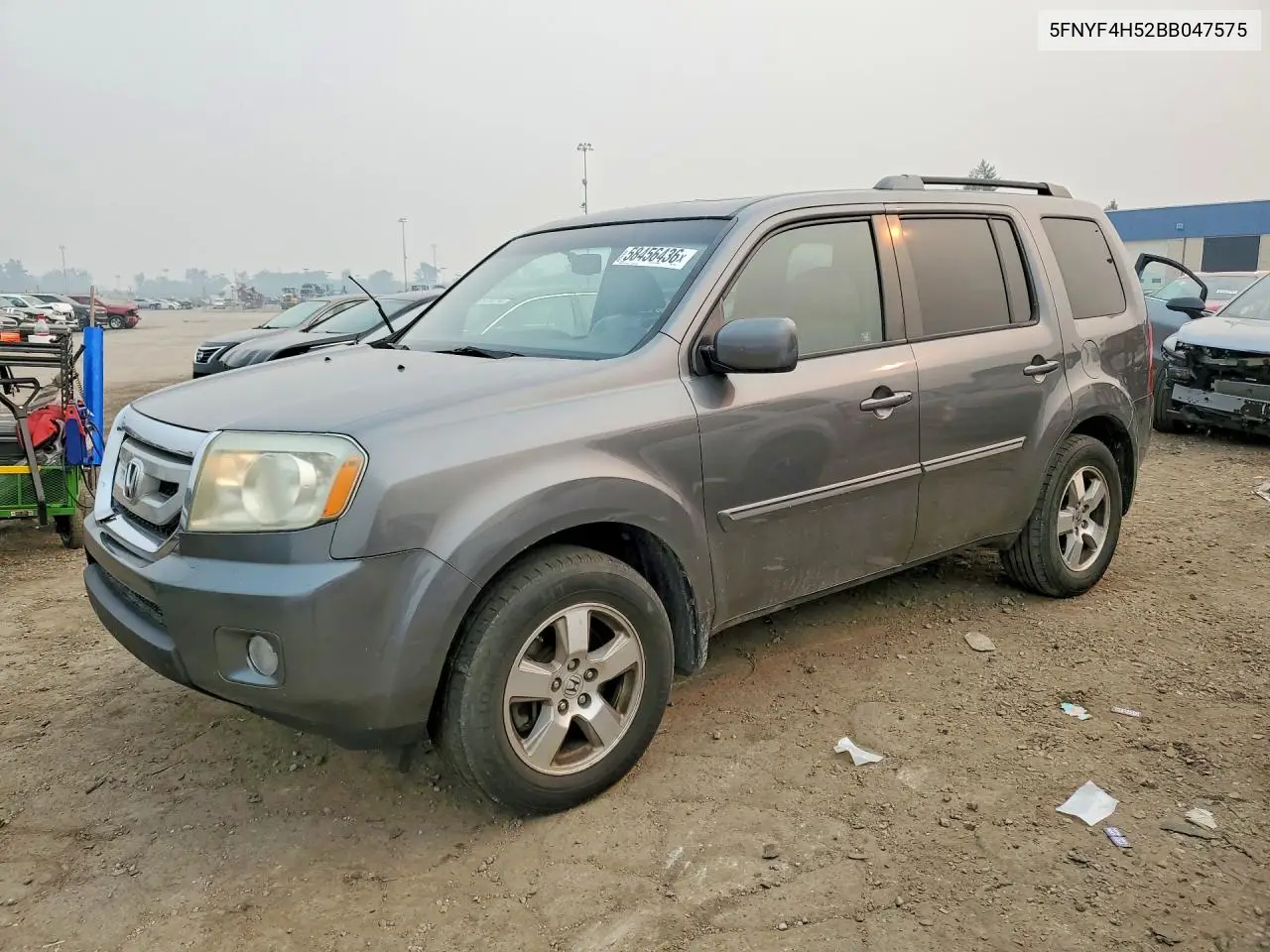 2011 Honda Pilot Exl VIN: 5FNYF4H52BB047575 Lot: 58456436