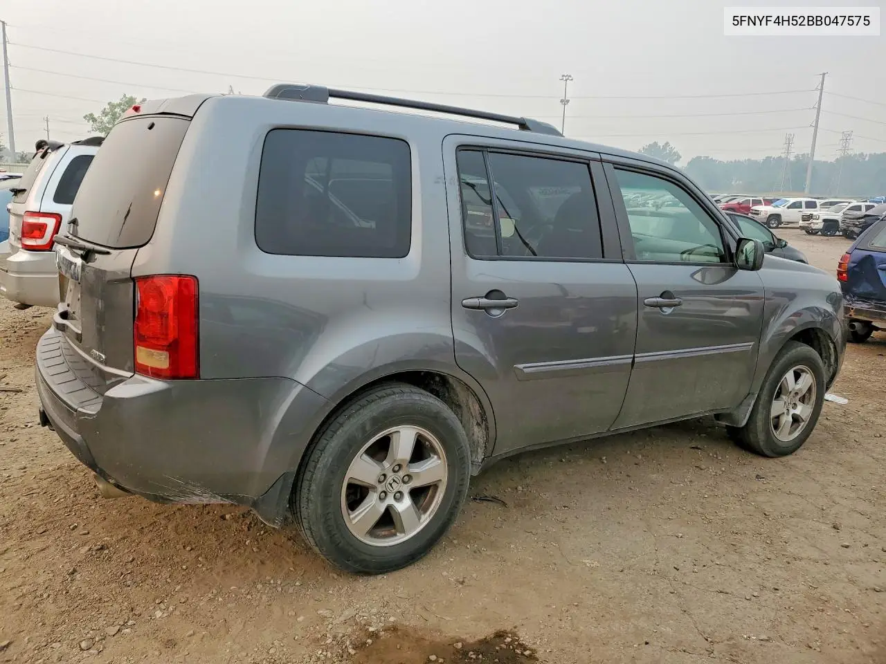 2011 Honda Pilot Exl VIN: 5FNYF4H52BB047575 Lot: 58456436