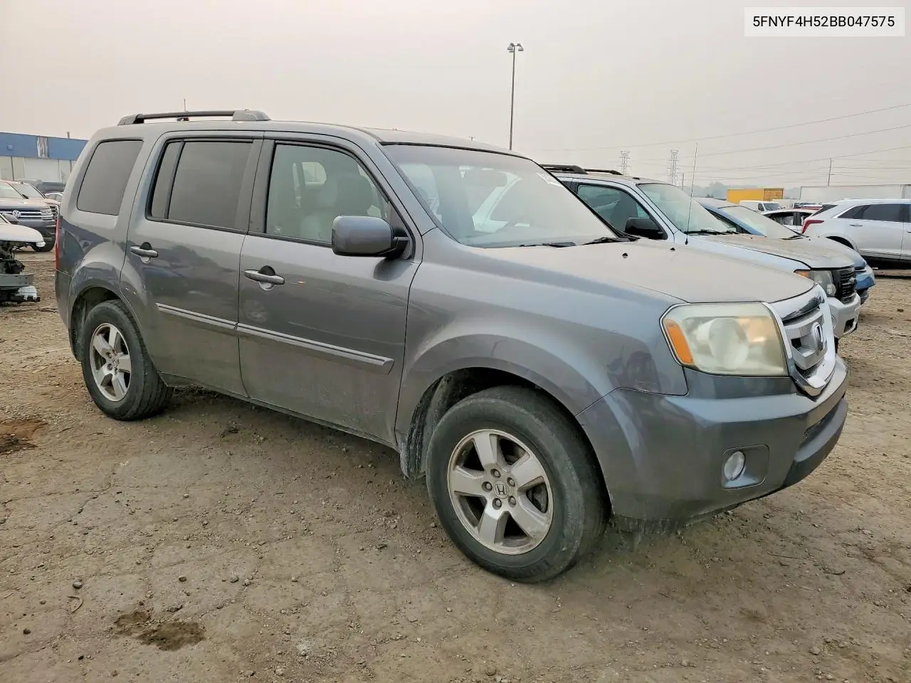 2011 Honda Pilot Exl VIN: 5FNYF4H52BB047575 Lot: 58456436