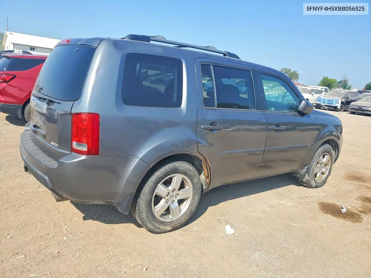 2011 Honda Pilot Exl VIN: 5FNYF4H5XBB056525 Lot: 60517146