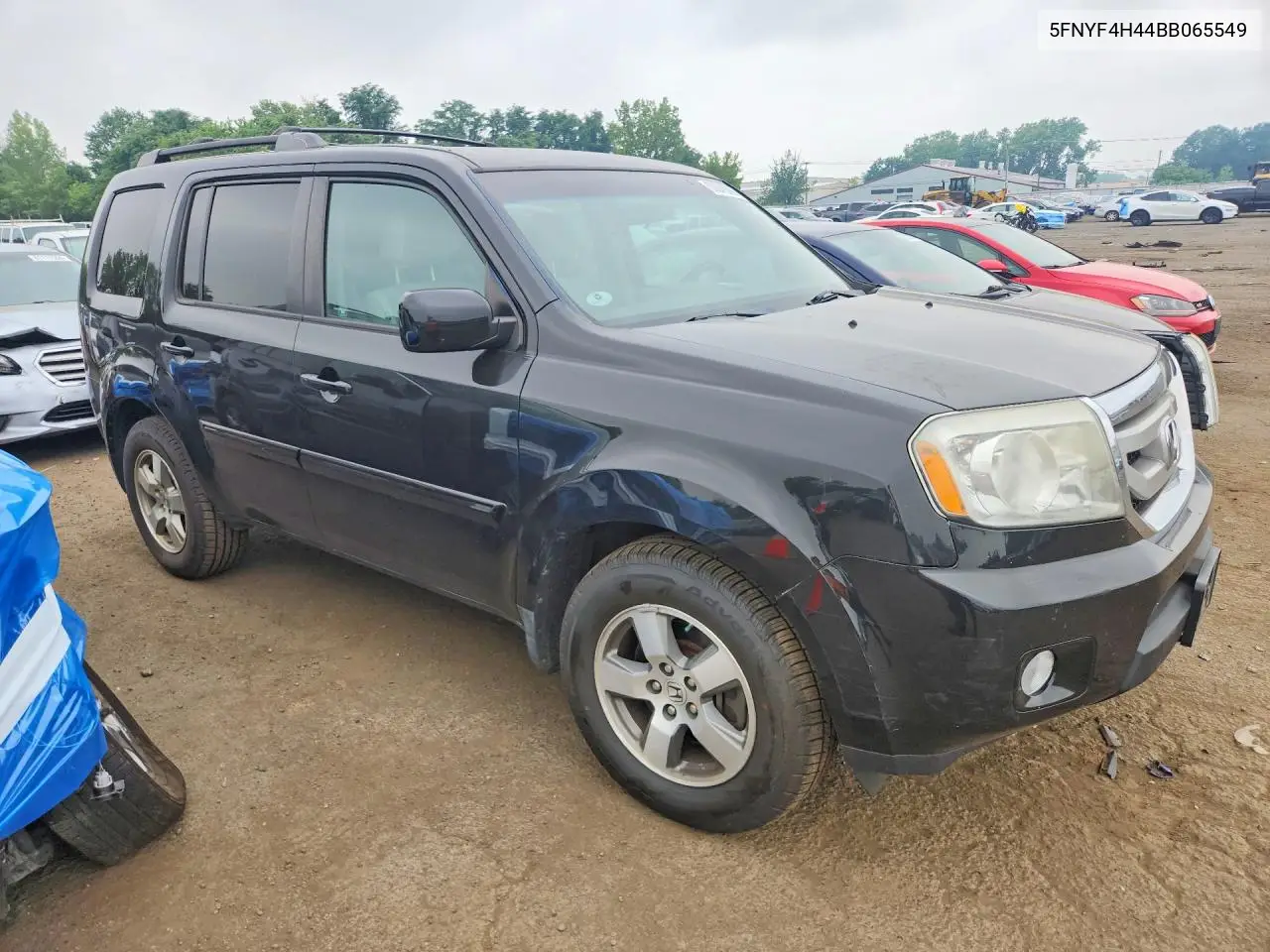 2011 Honda Pilot Ex VIN: 5FNYF4H44BB065549 Lot: 60676096
