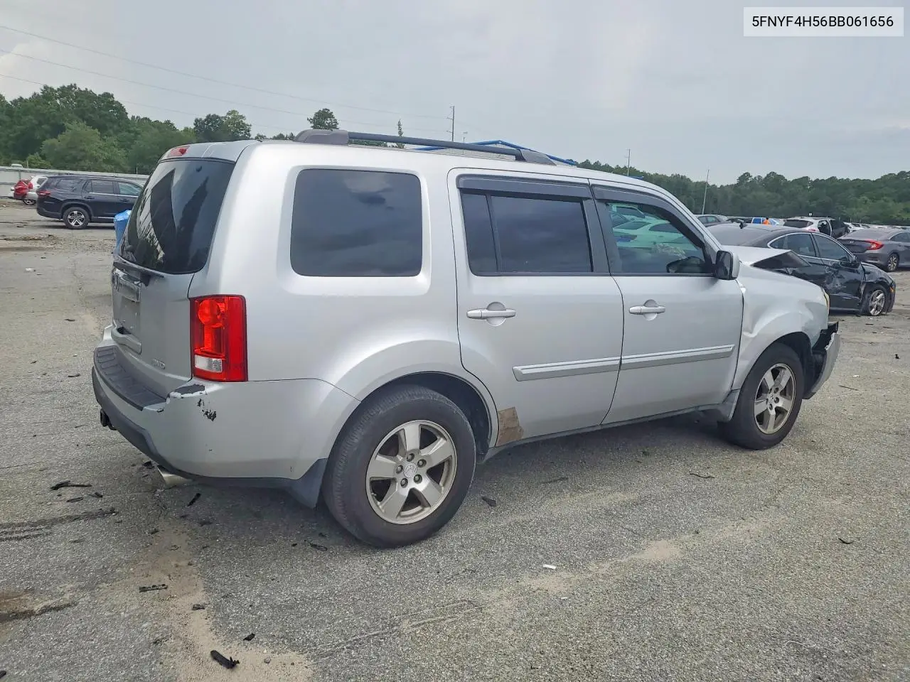 2011 Honda Pilot Exl VIN: 5FNYF4H56BB061656 Lot: 60769256