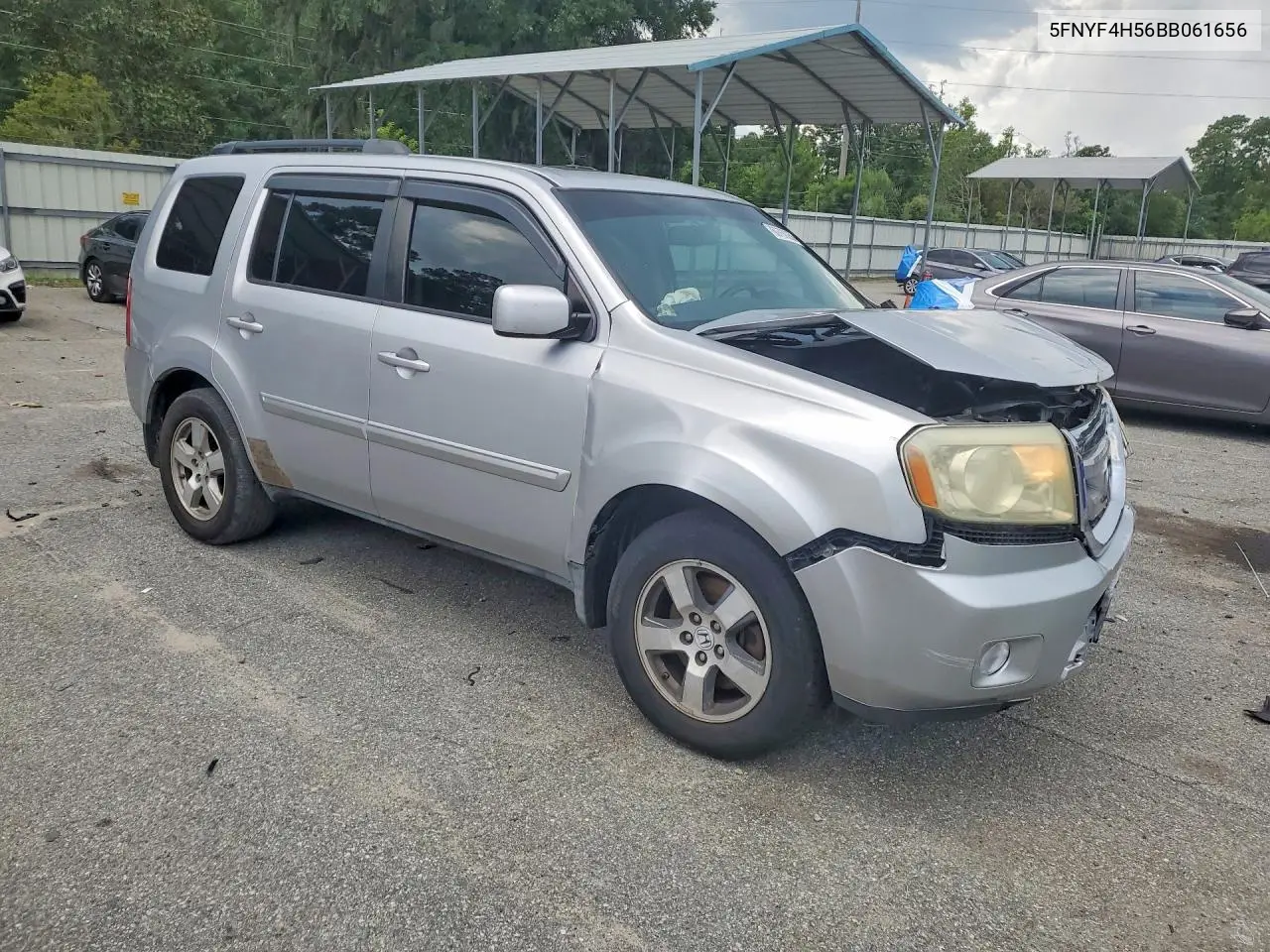 2011 Honda Pilot Exl VIN: 5FNYF4H56BB061656 Lot: 60769256
