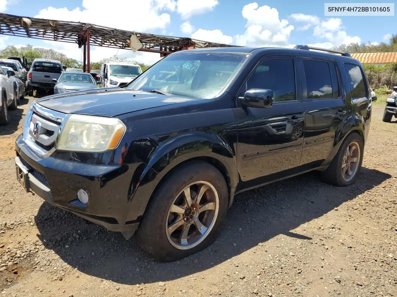 5FNYF4H72BB101605 2011 Honda Pilot Exln