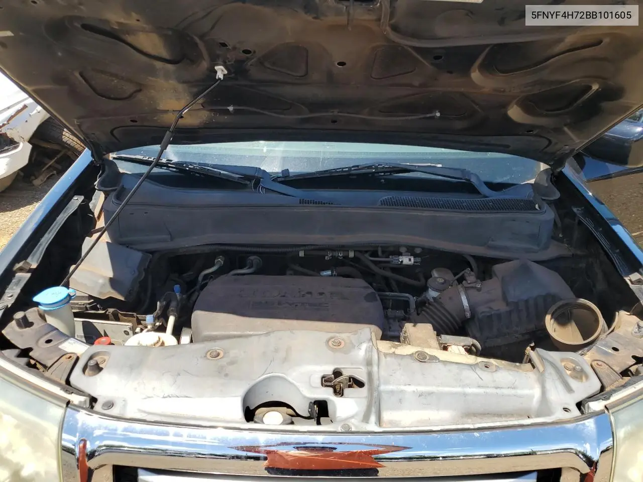 5FNYF4H72BB101605 2011 Honda Pilot Exln