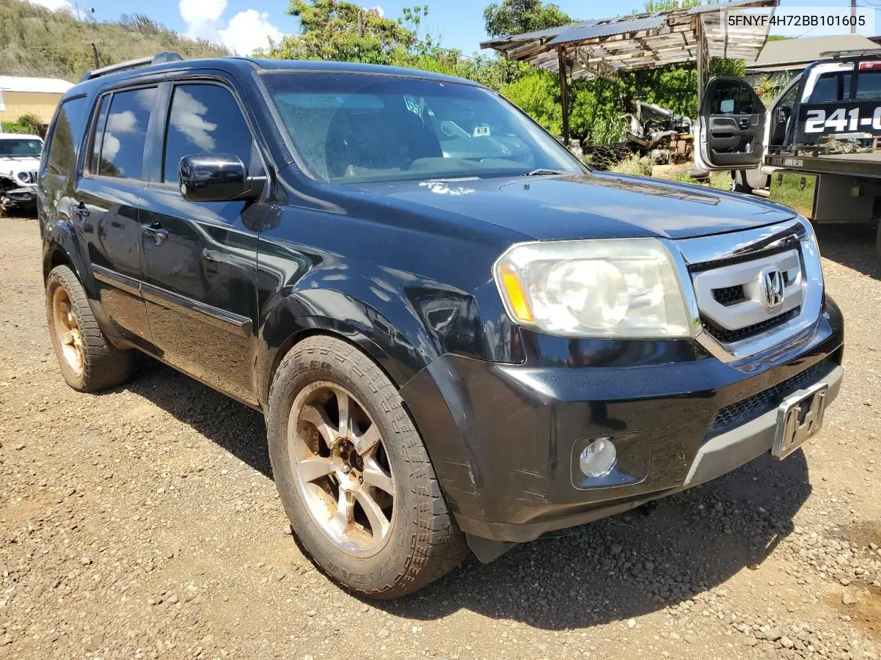 5FNYF4H72BB101605 2011 Honda Pilot Exln