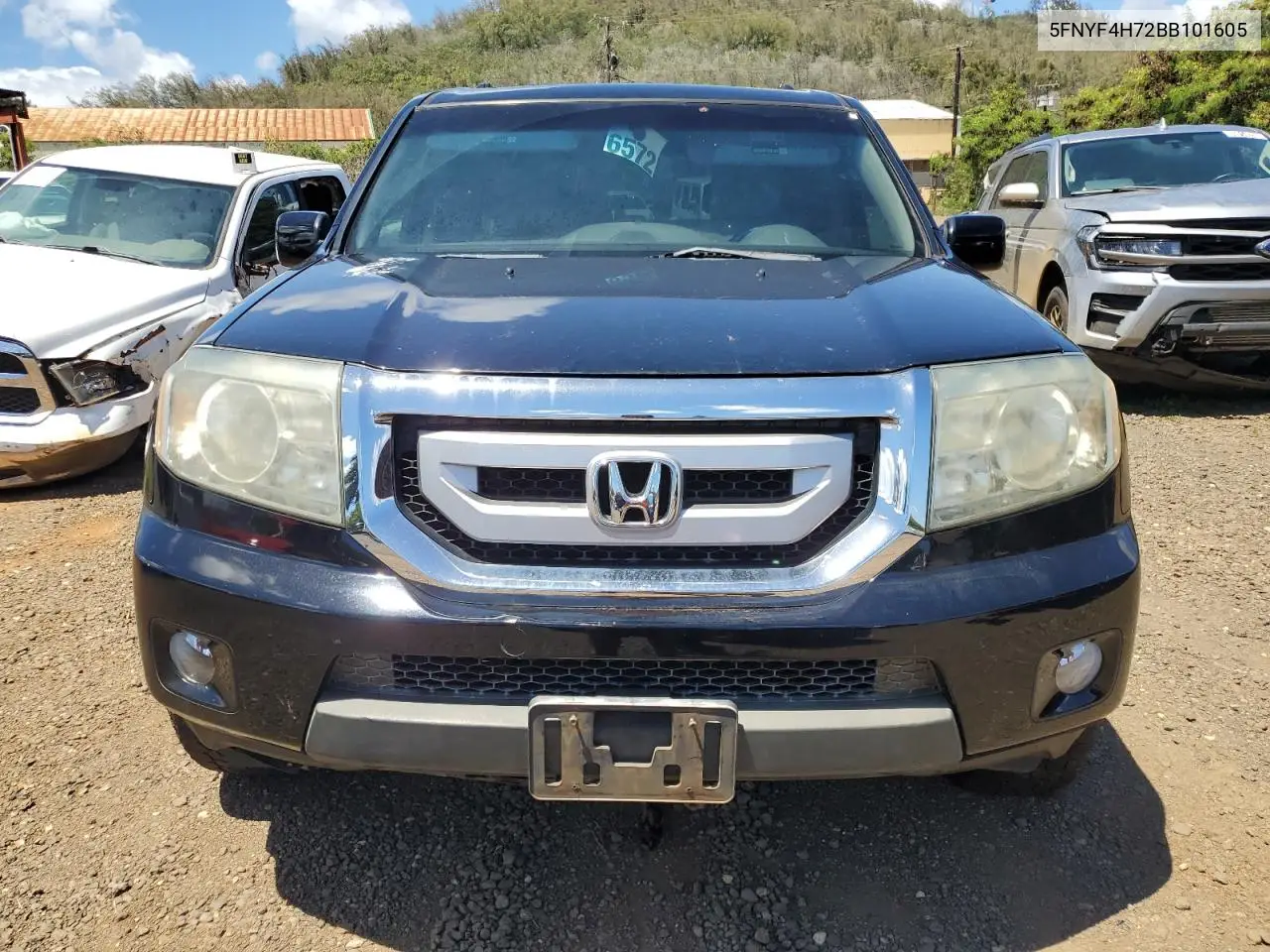 5FNYF4H72BB101605 2011 Honda Pilot Exln
