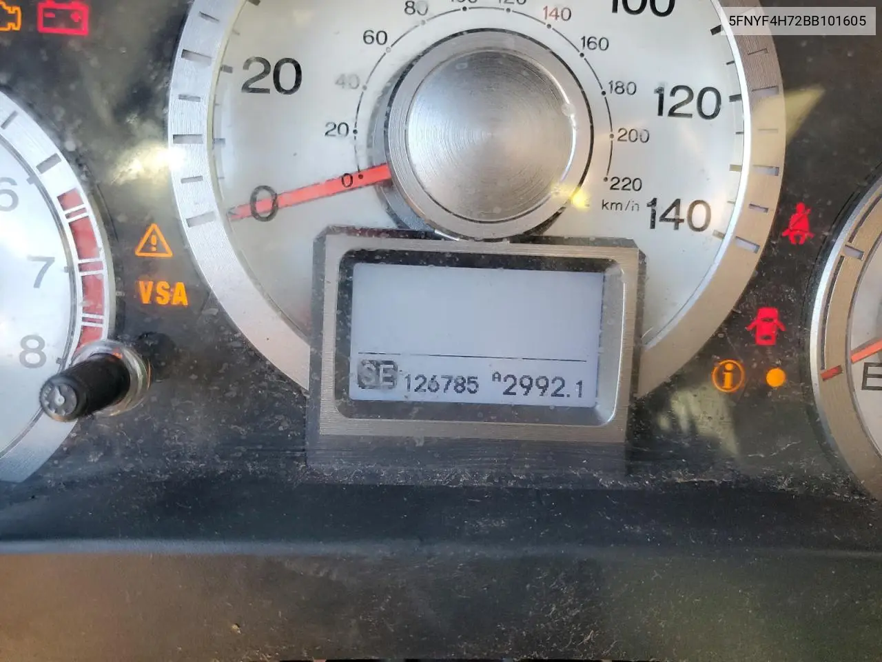5FNYF4H72BB101605 2011 Honda Pilot Exln