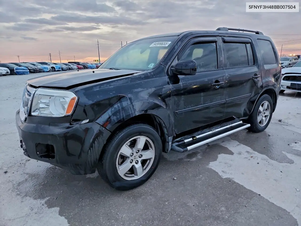5FNYF3H48BB007504 2011 Honda Pilot Ex