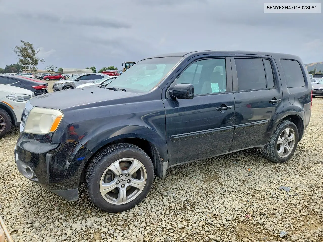 2012 Honda Pilot Ex VIN: 5FNYF3H47CB023081 Lot: 55311456