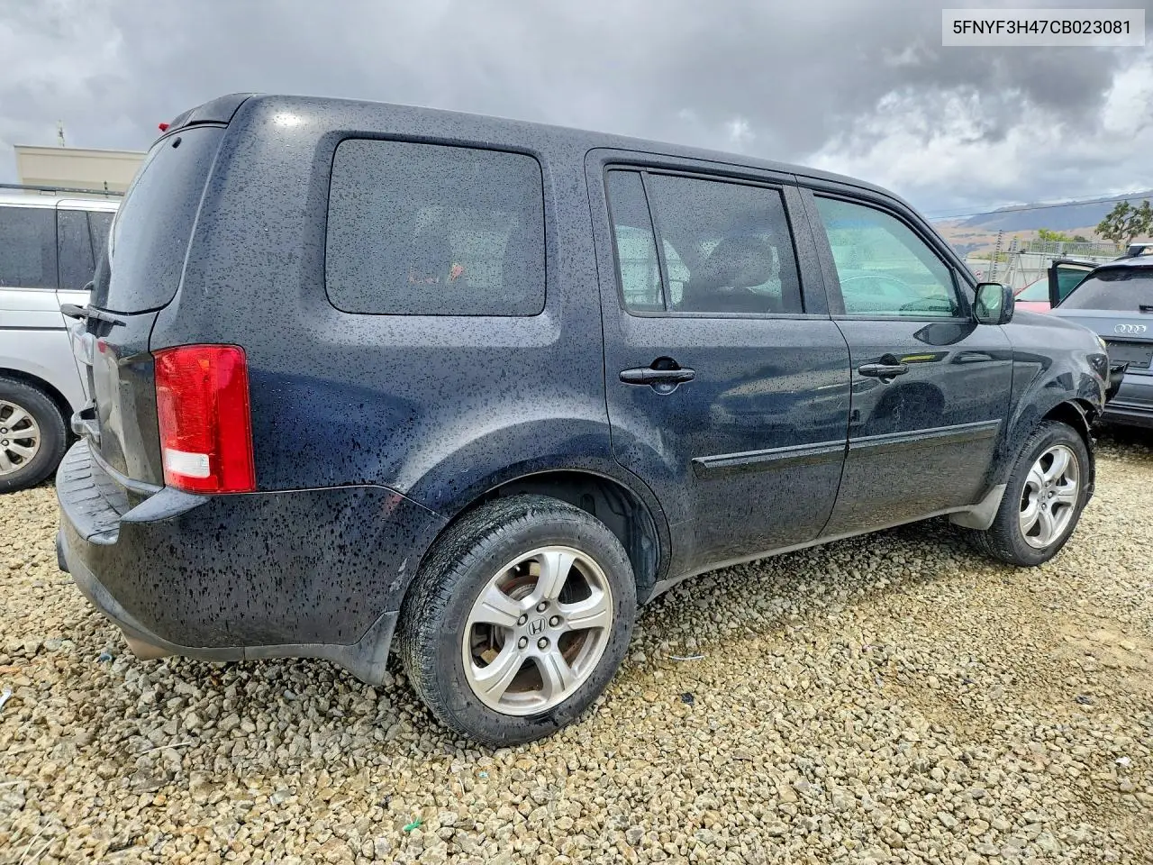 2012 Honda Pilot Ex VIN: 5FNYF3H47CB023081 Lot: 55311456