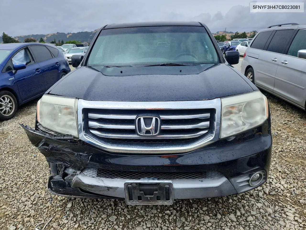 2012 Honda Pilot Ex VIN: 5FNYF3H47CB023081 Lot: 55311456