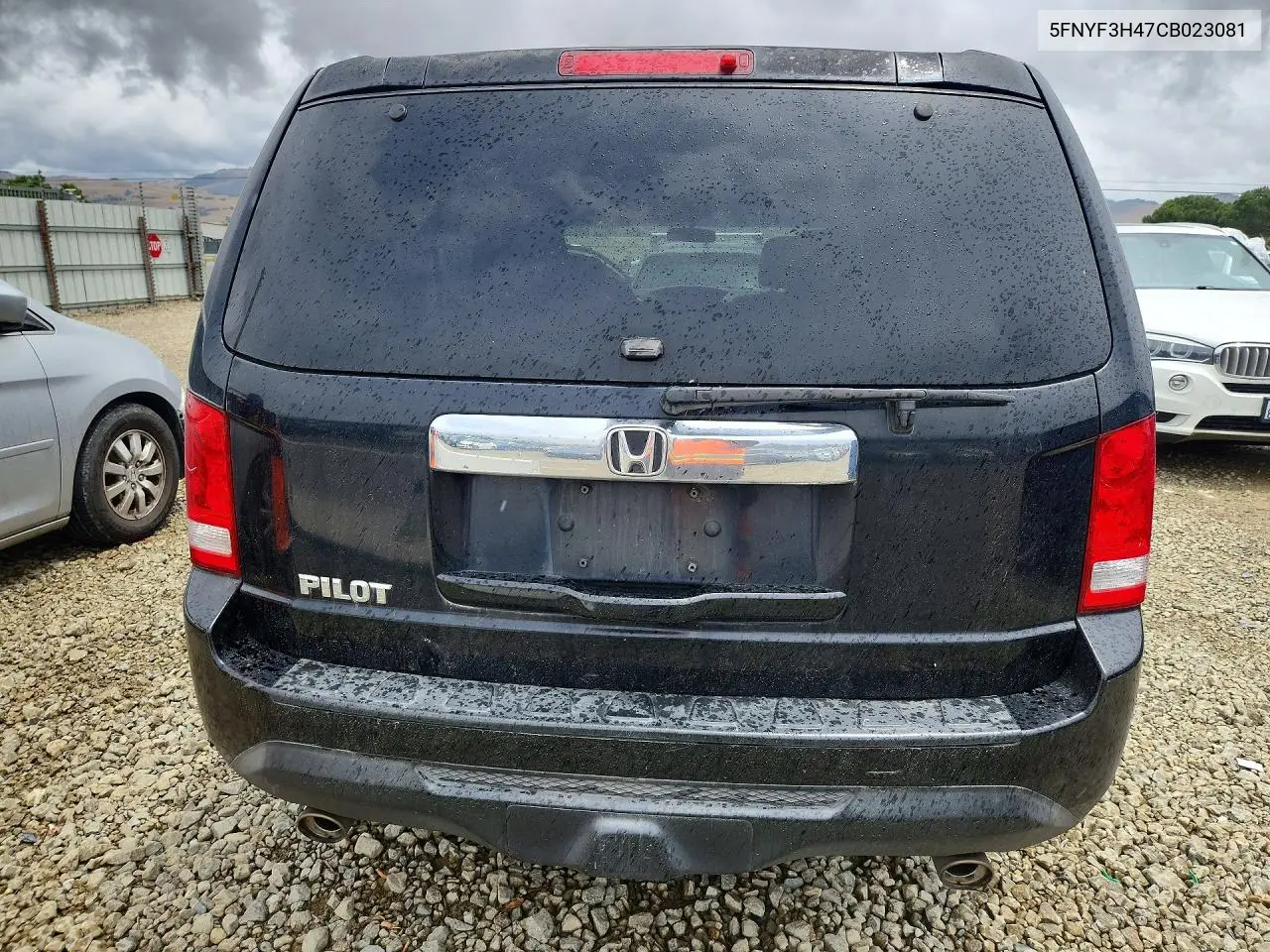 2012 Honda Pilot Ex VIN: 5FNYF3H47CB023081 Lot: 55311456