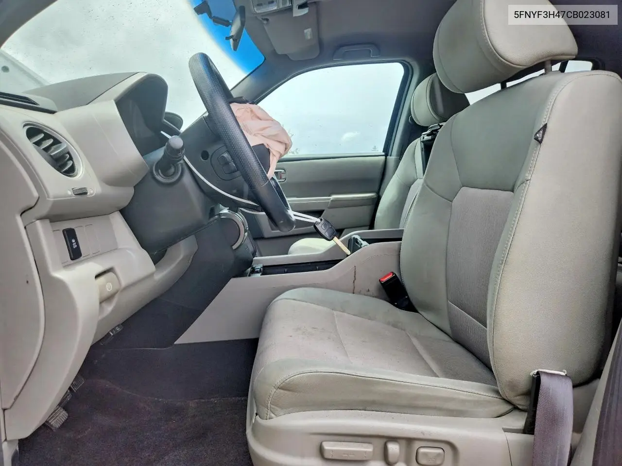 2012 Honda Pilot Ex VIN: 5FNYF3H47CB023081 Lot: 55311456