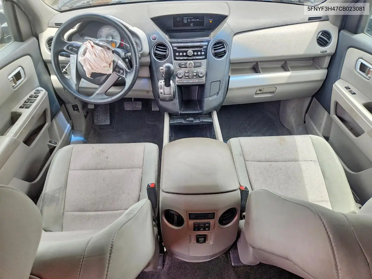 2012 Honda Pilot Ex VIN: 5FNYF3H47CB023081 Lot: 55311456