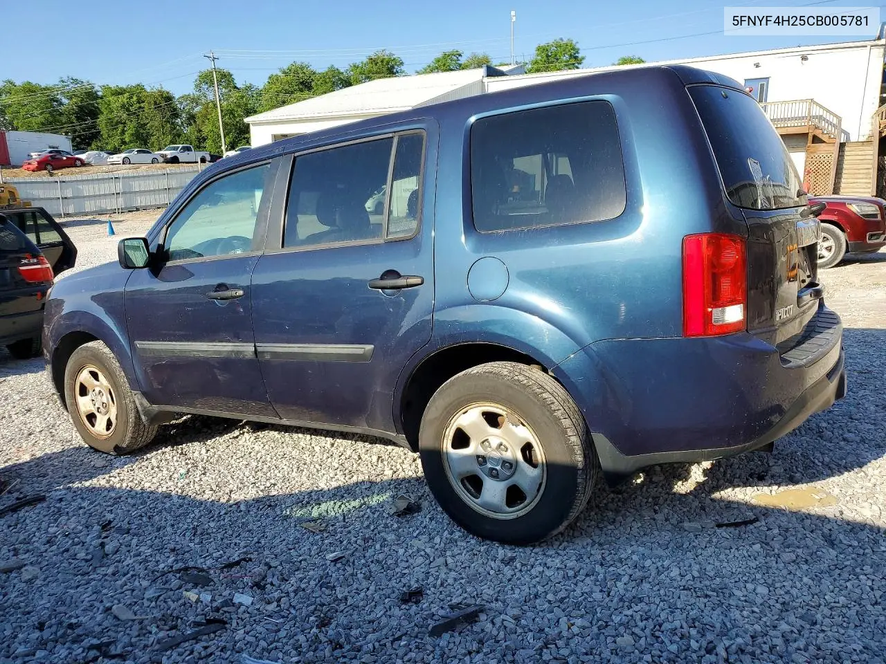 5FNYF4H25CB005781 2012 Honda Pilot