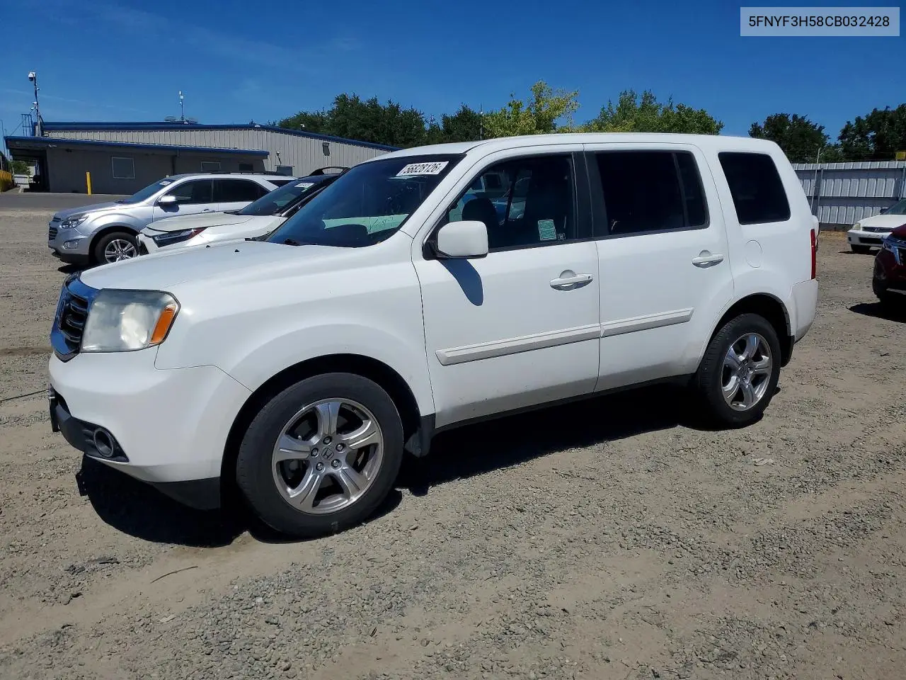 5FNYF3H58CB032428 2012 Honda Pilot Exl