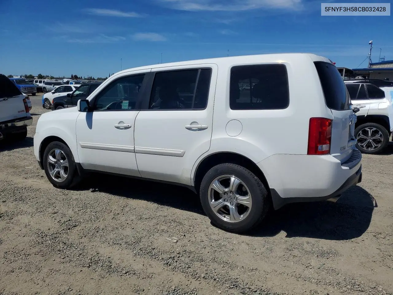 5FNYF3H58CB032428 2012 Honda Pilot Exl