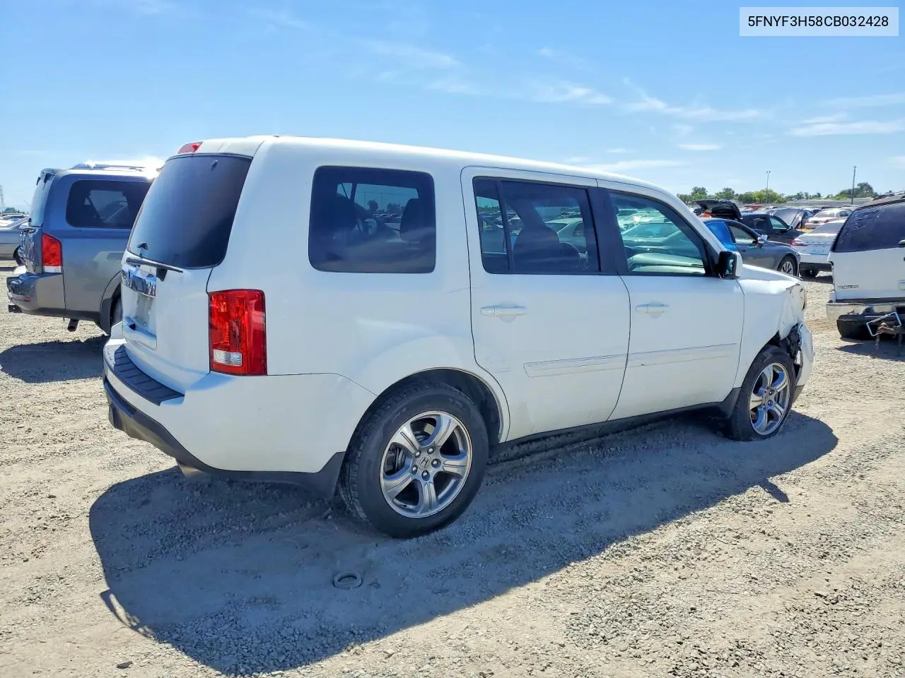 5FNYF3H58CB032428 2012 Honda Pilot Exl