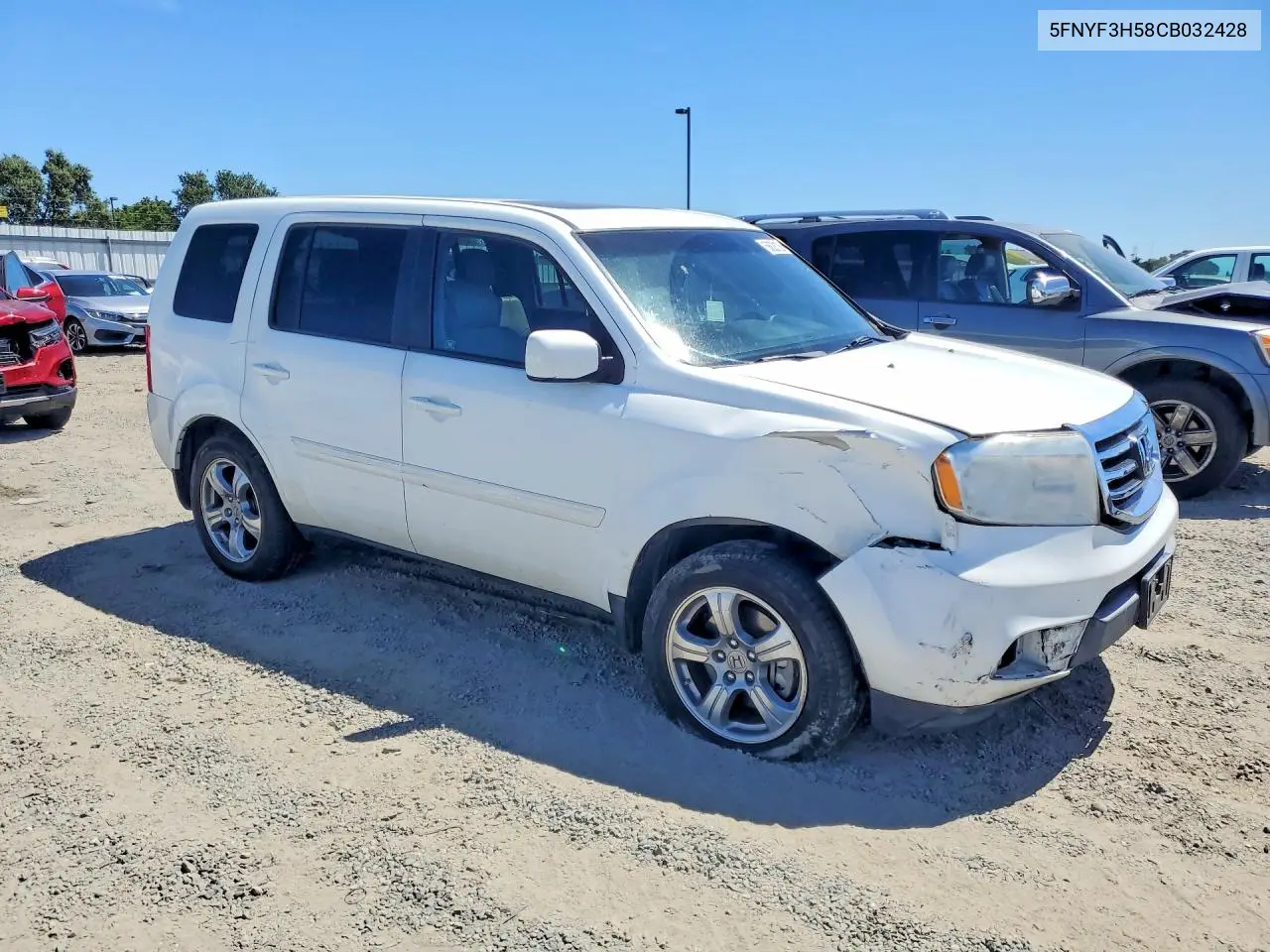 5FNYF3H58CB032428 2012 Honda Pilot Exl