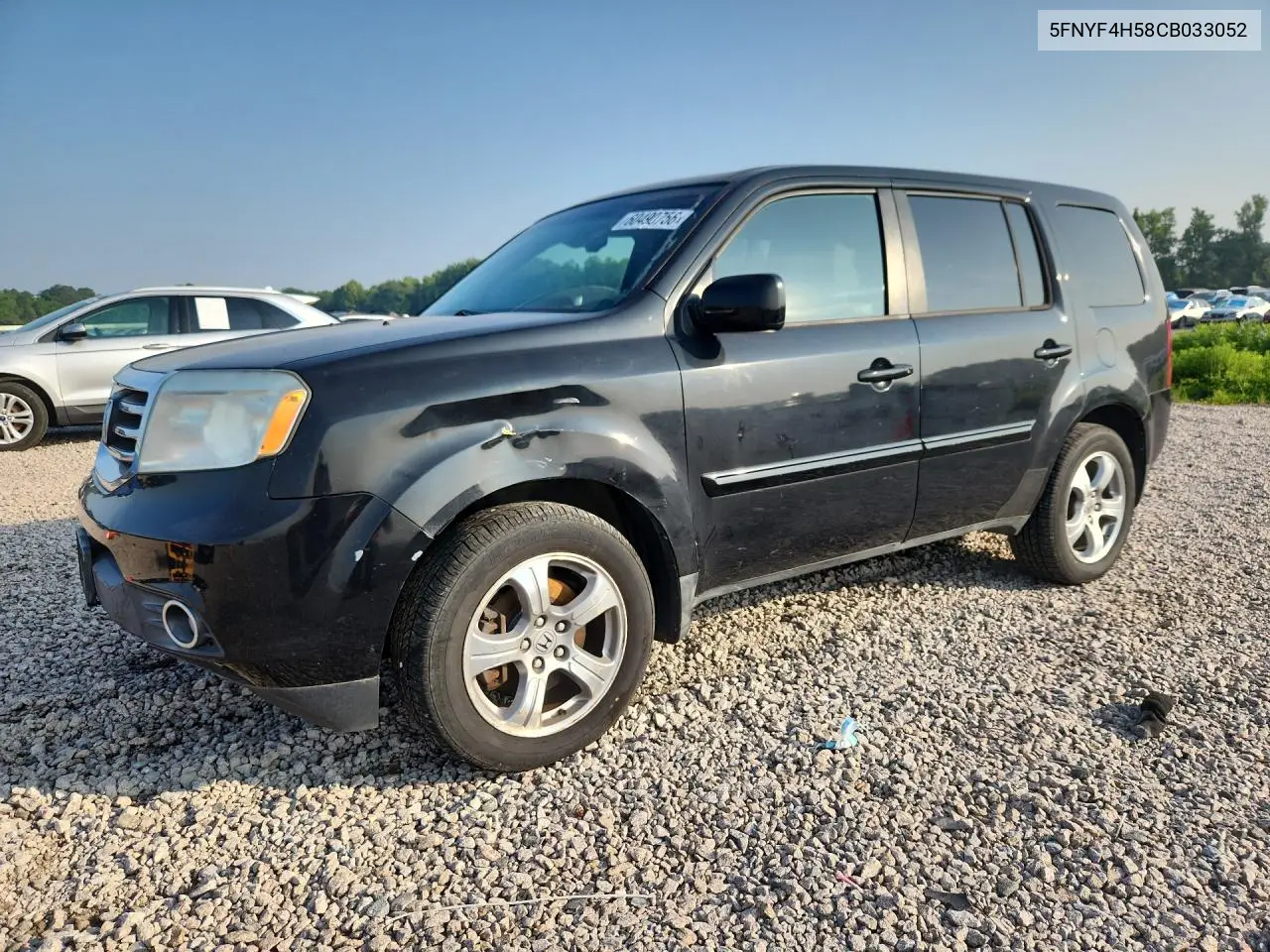 2012 Honda Pilot Exl VIN: 5FNYF4H58CB033052 Lot: 60490756