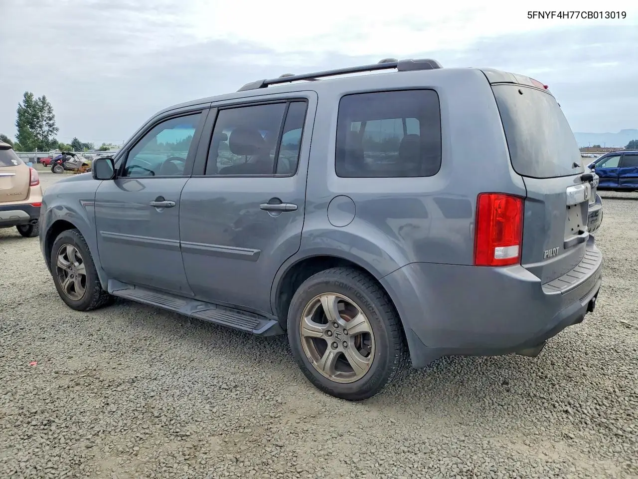 2012 Honda Pilot Exln VIN: 5FNYF4H77CB013019 Lot: 61353926