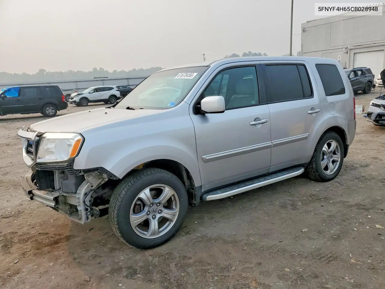 2012 Honda Pilot Exl VIN: 5FNYF4H65CB028948 Lot: 61670456