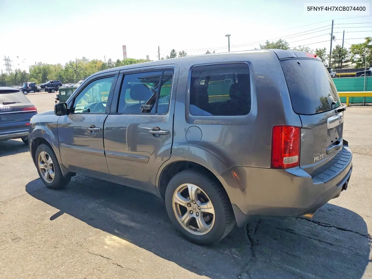 2012 Honda Pilot Exln VIN: 5FNYF4H7XCB074400 Lot: 61865916