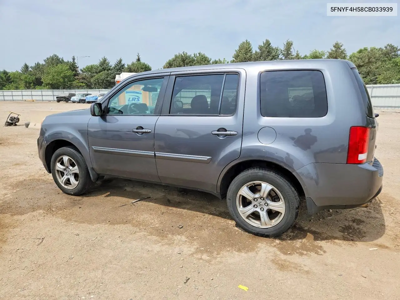 2012 Honda Pilot Exl VIN: 5FNYF4H58CB033939 Lot: 61964996