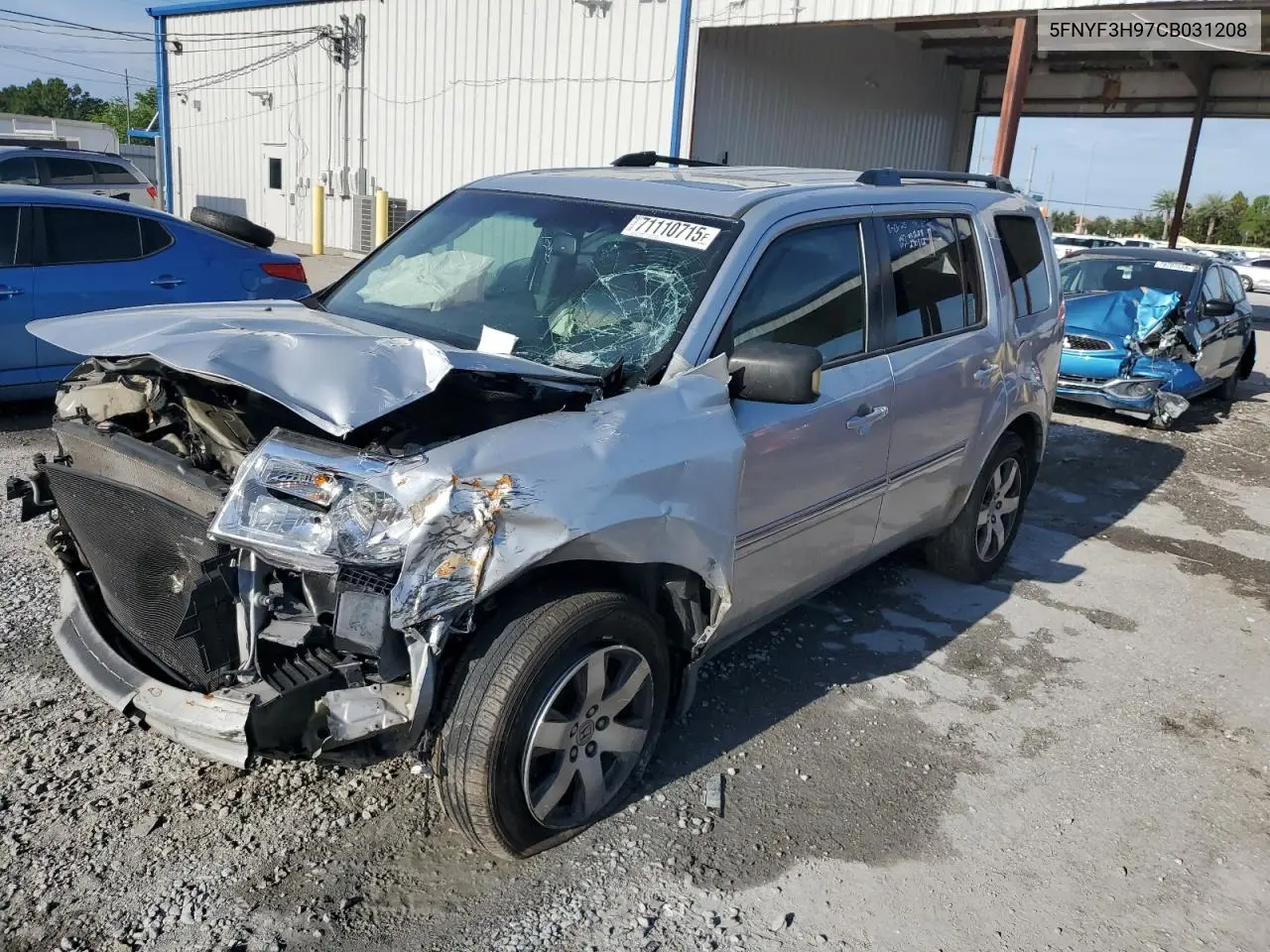 5FNYF3H97CB031208 2012 Honda Pilot Touring