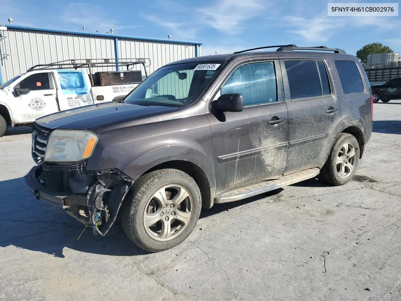 5FNYF4H61CB002976 2012 Honda Pilot Exl