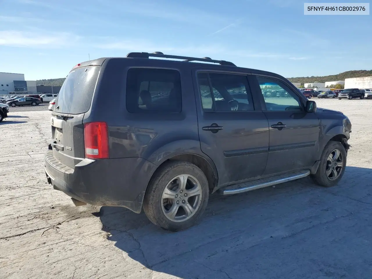 5FNYF4H61CB002976 2012 Honda Pilot Exl