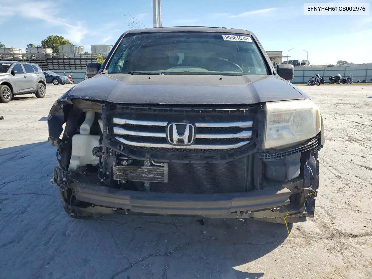 5FNYF4H61CB002976 2012 Honda Pilot Exl