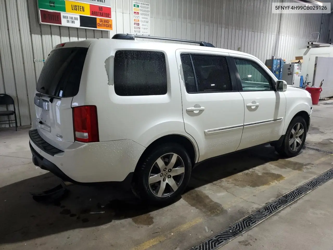 5FNYF4H99CB029126 2012 Honda Pilot Touring