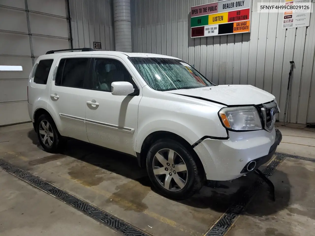 5FNYF4H99CB029126 2012 Honda Pilot Touring