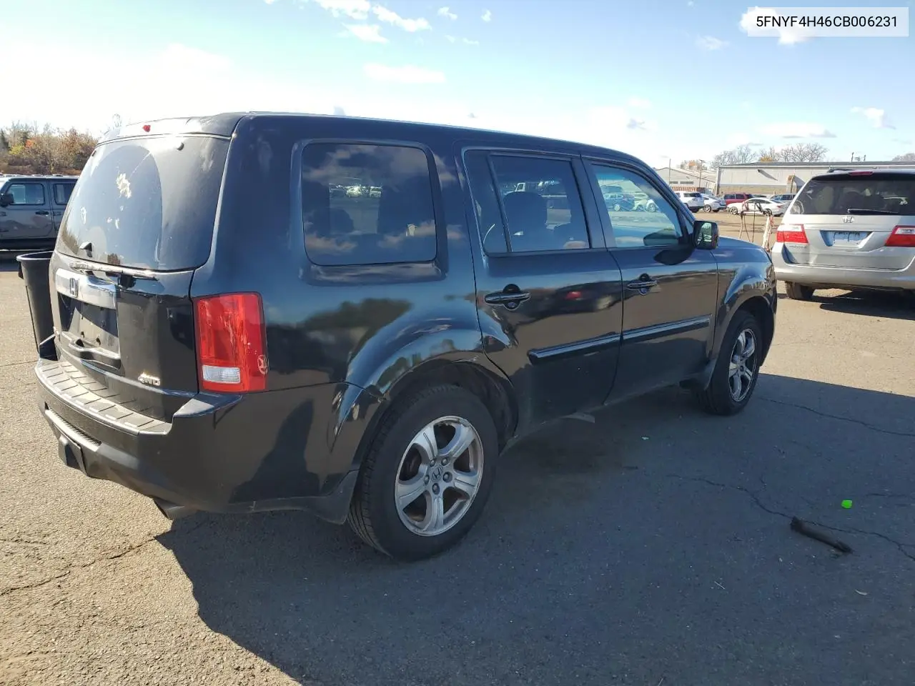 5FNYF4H46CB006231 2012 Honda Pilot Ex