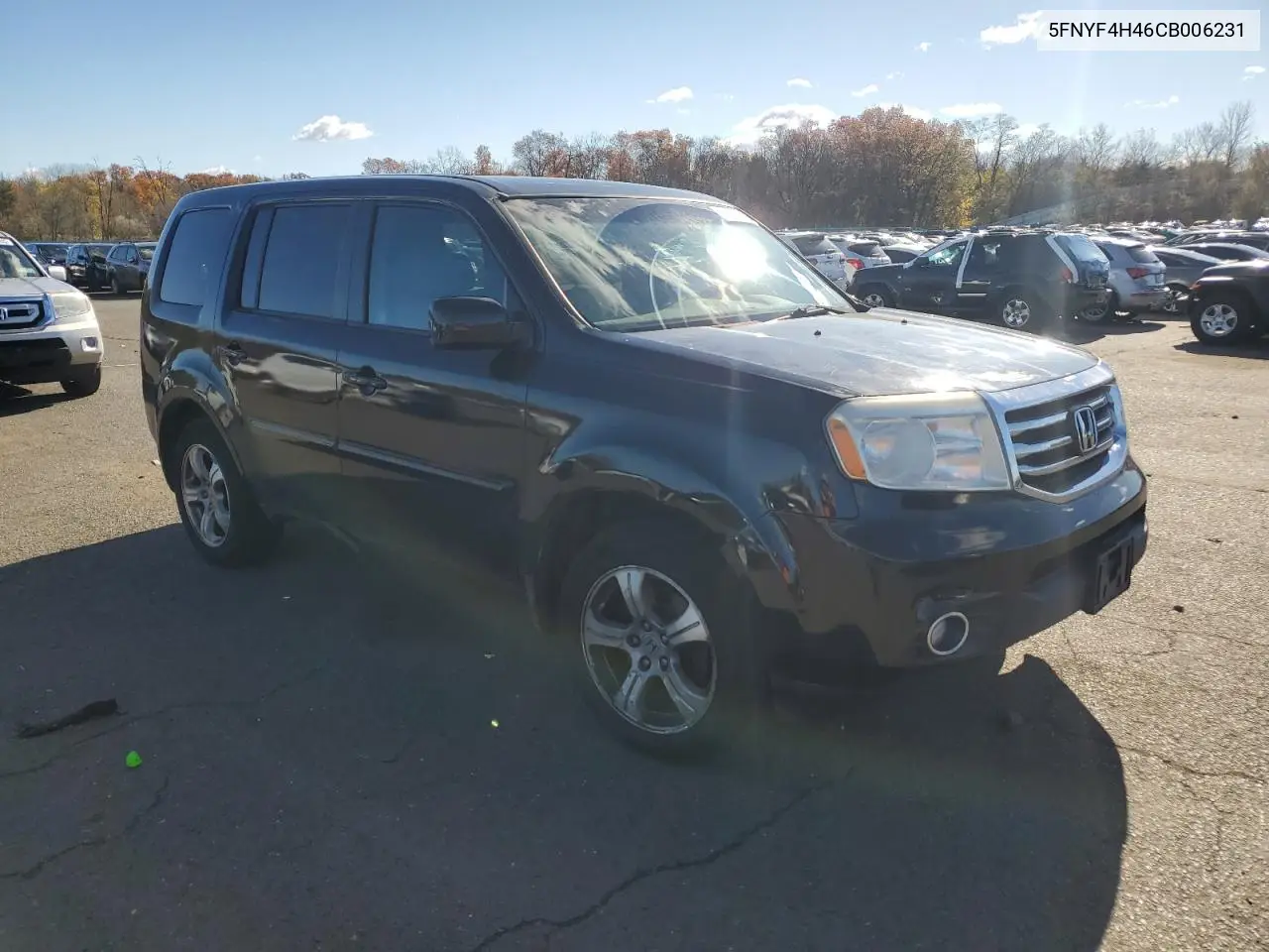 5FNYF4H46CB006231 2012 Honda Pilot Ex