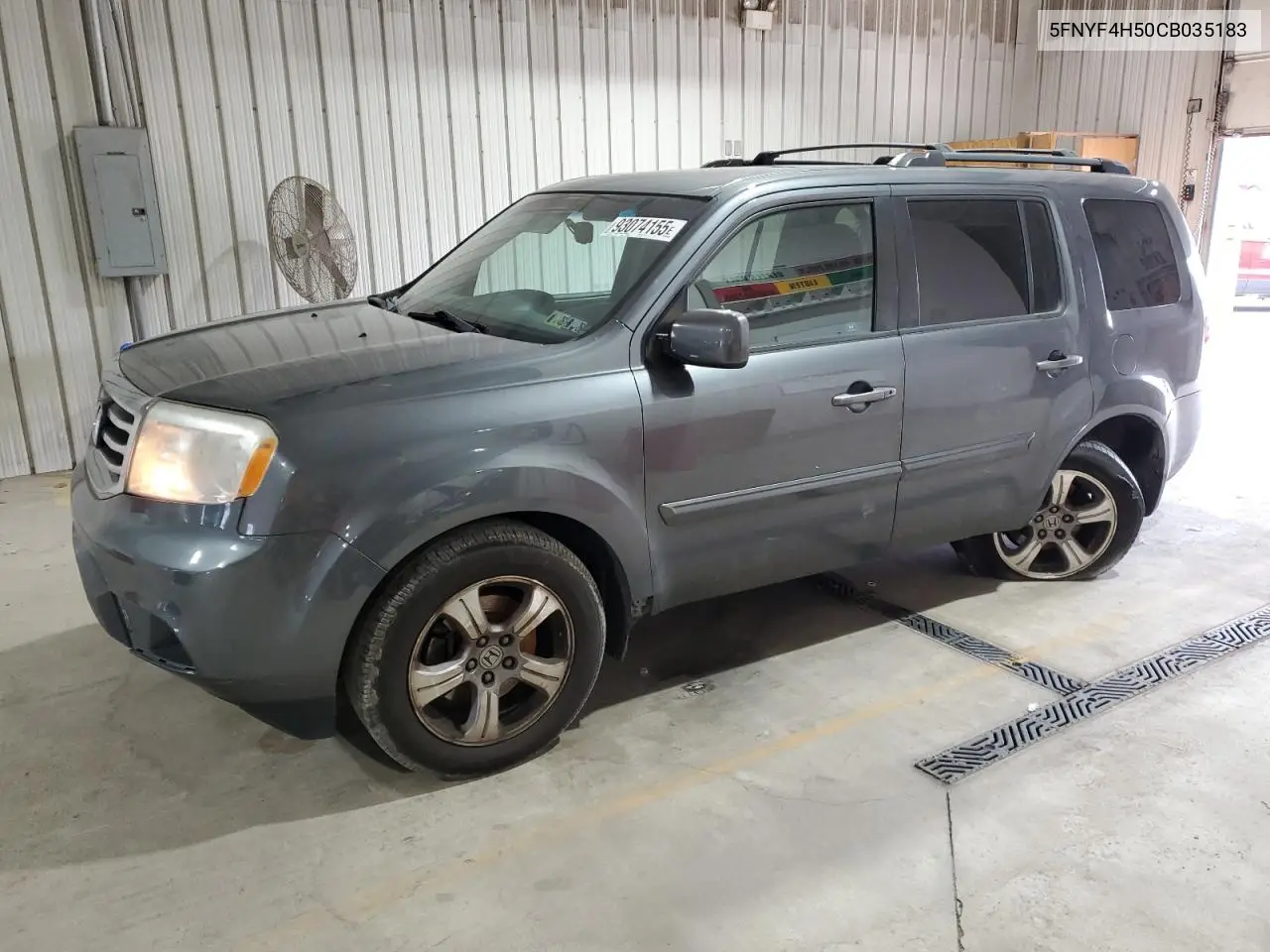 5FNYF4H50CB035183 2012 Honda Pilot Exl