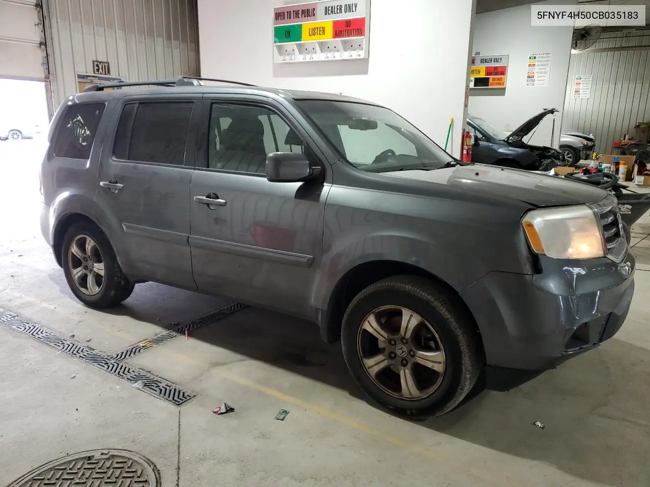 5FNYF4H50CB035183 2012 Honda Pilot Exl