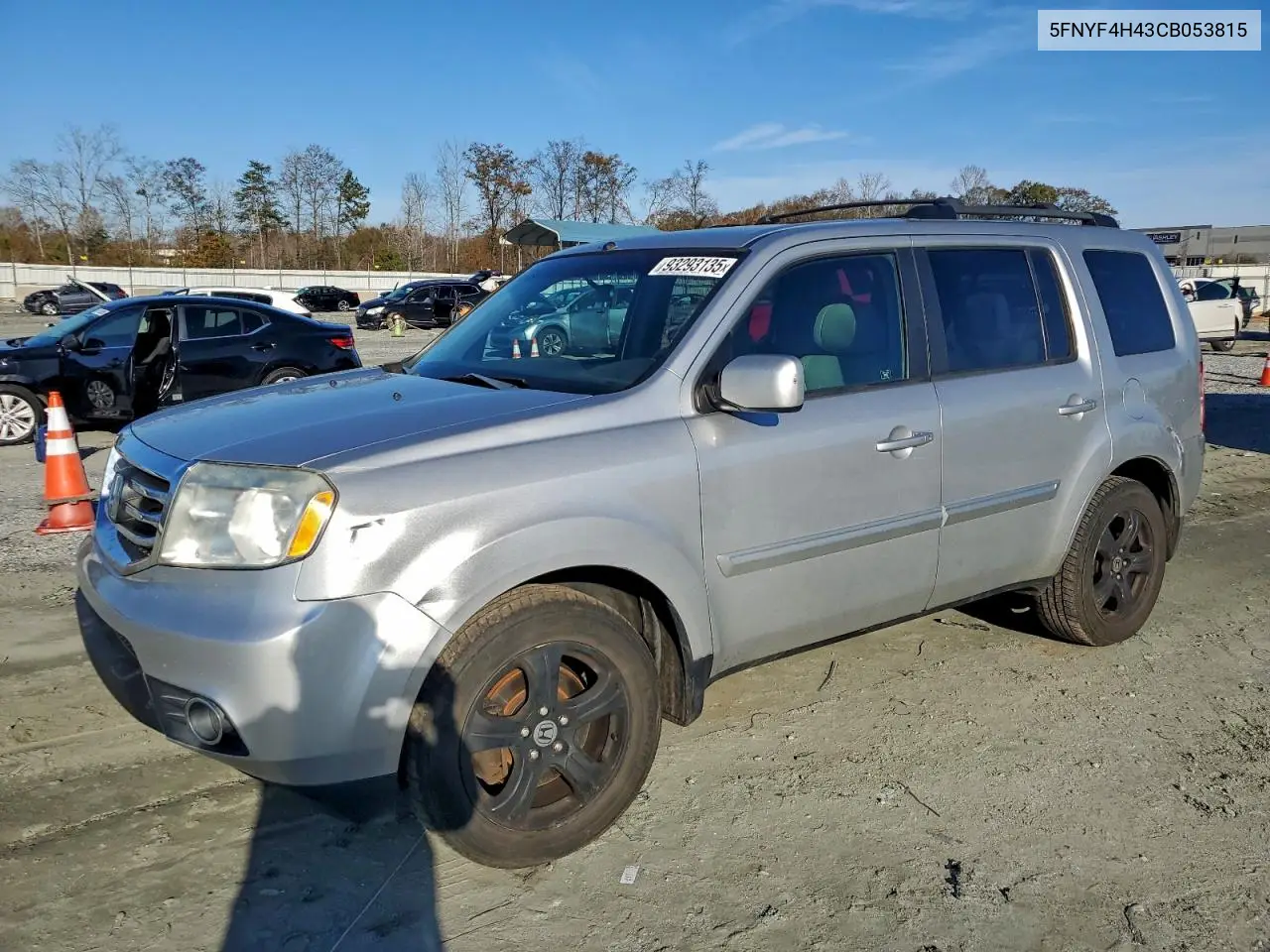 5FNYF4H43CB053815 2012 Honda Pilot Ex