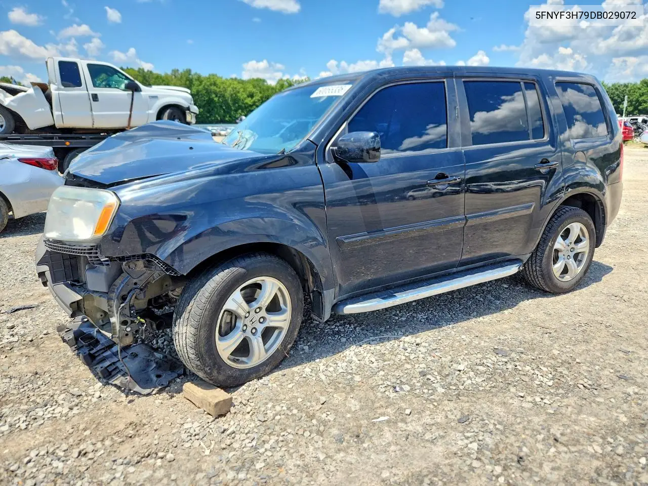 2013 Honda Pilot Exln VIN: 5FNYF3H79DB029072 Lot: 60055336