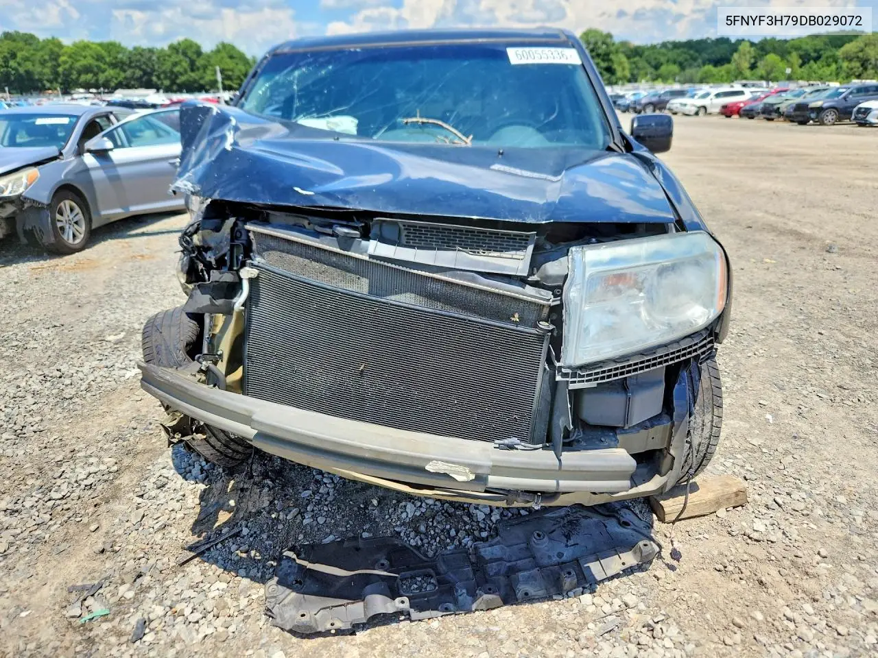2013 Honda Pilot Exln VIN: 5FNYF3H79DB029072 Lot: 60055336