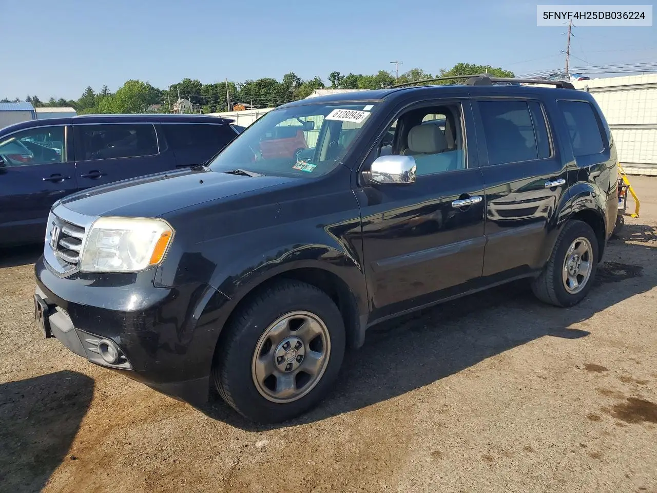 2013 Honda Pilot Lx VIN: 5FNYF4H25DB036224 Lot: 61280946