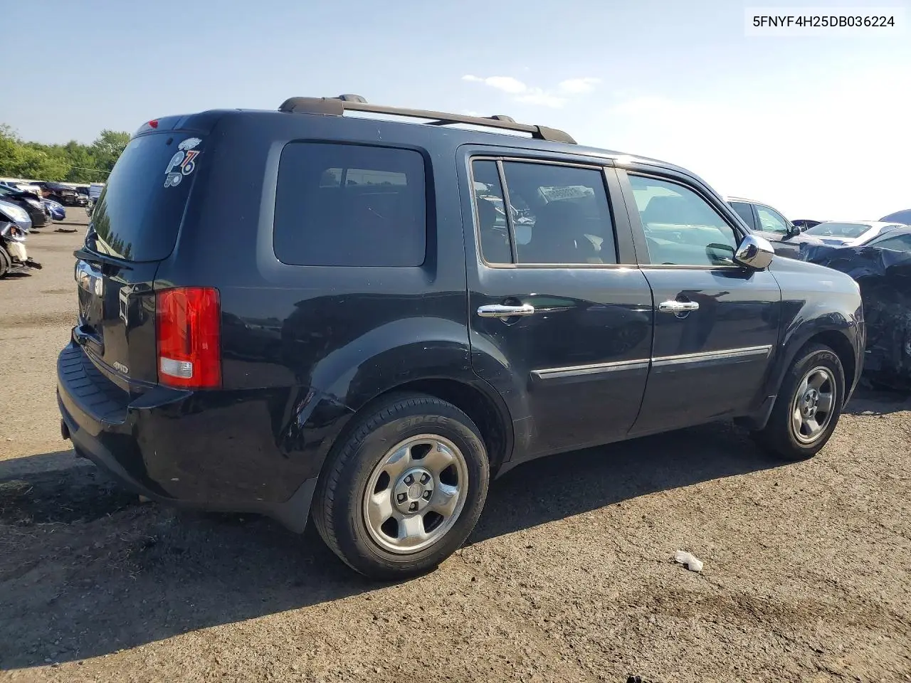 2013 Honda Pilot Lx VIN: 5FNYF4H25DB036224 Lot: 61280946