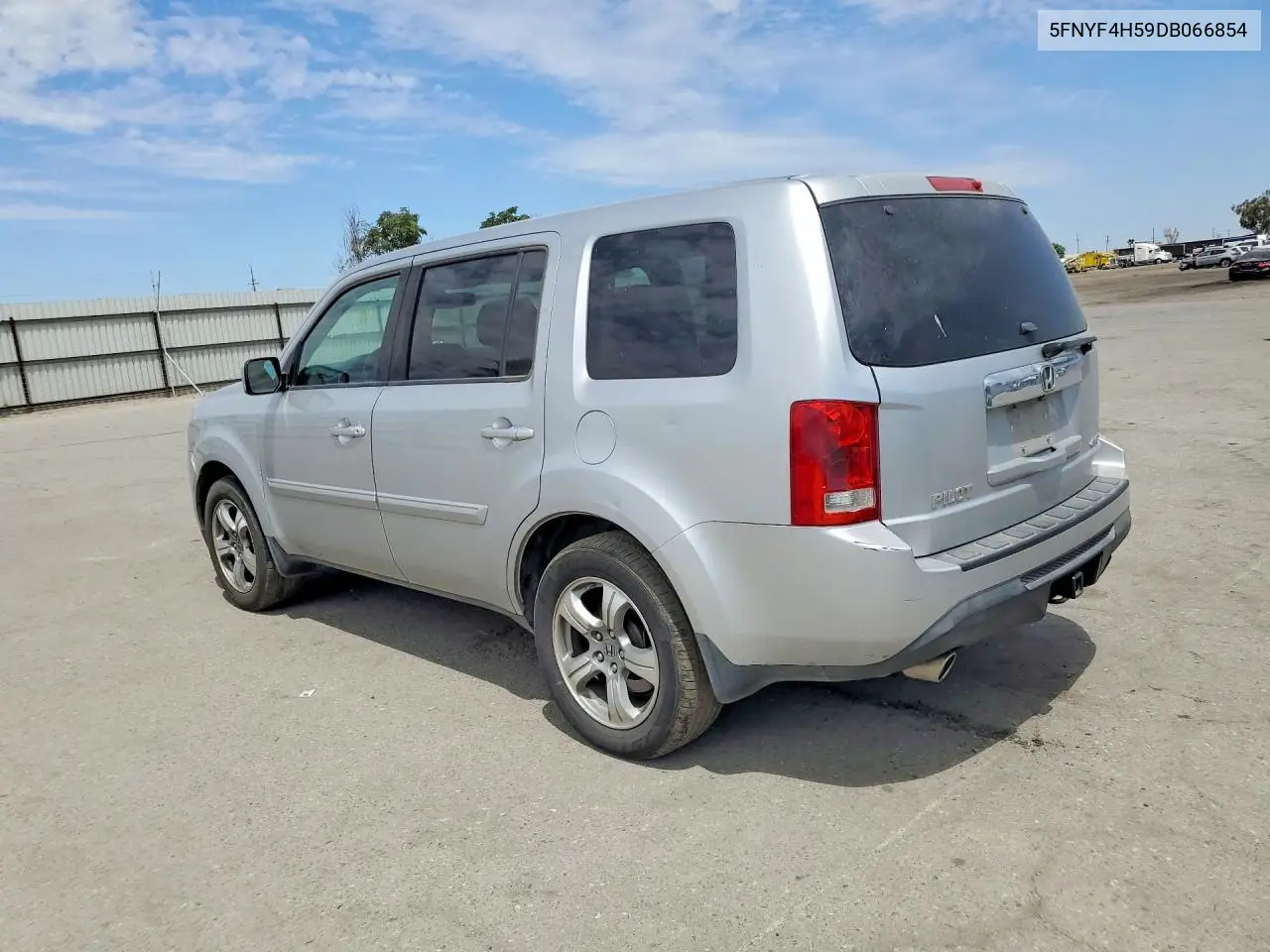 2013 Honda Pilot Exl VIN: 5FNYF4H59DB066854 Lot: 61756476